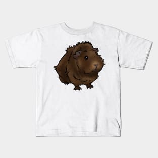 Brown Agouti Abyssinian Guinea Pig Kids T-Shirt